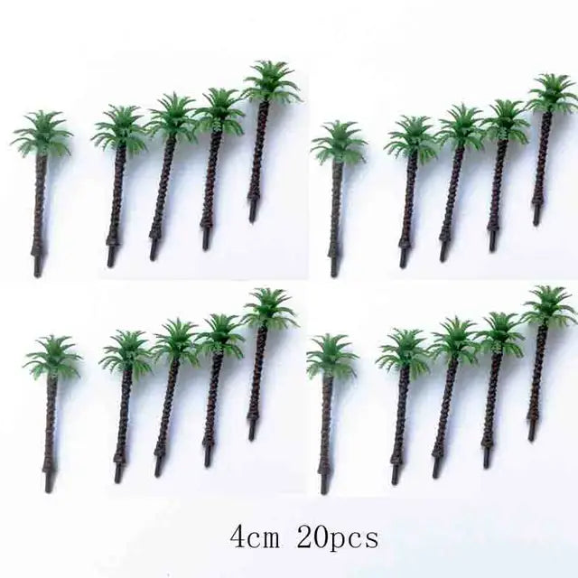 Palm tree mixed model AMP, 20 pieces, 4-17cm 