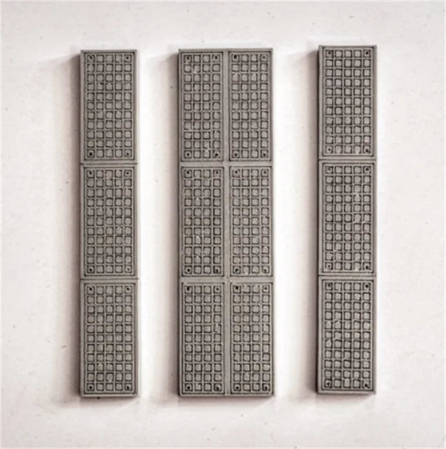 Track crossing plate, H0 scale, 1/87 