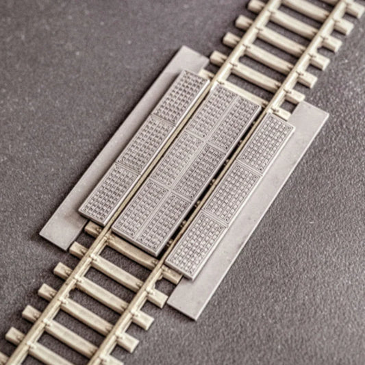 Track crossing plate, H0 scale, 1/87 