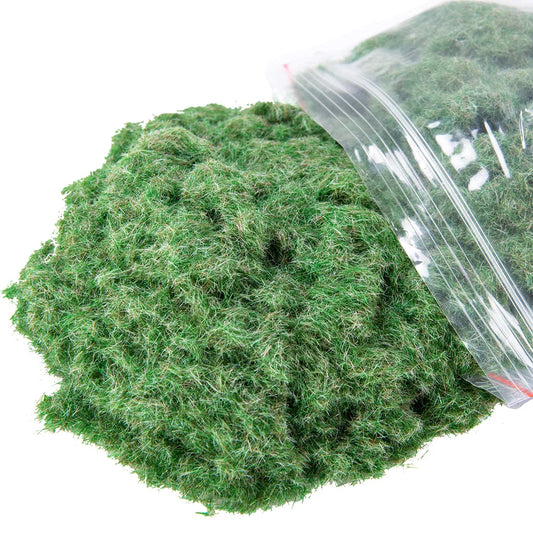 50G 3mm Dry Dark Green Railway Powder, Train Layout, Military Scene, Materials for Diorama, Field Document 