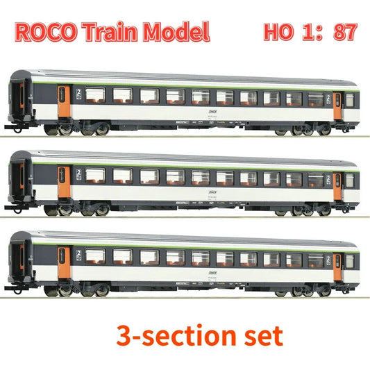 Box mit 3 Coral-Autos. ROCO-Marke, HO-Maßstab 1/87 SNCF 