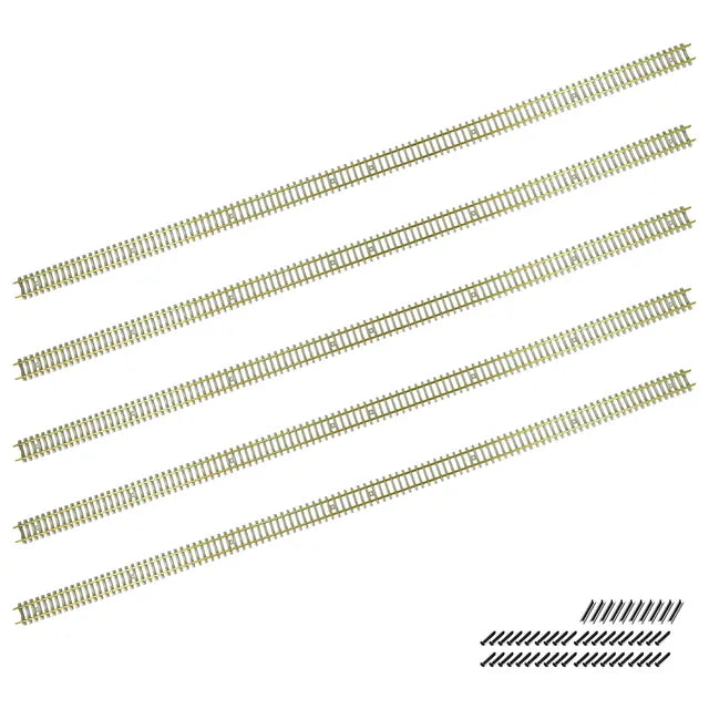 Flexible Rail, N 1:160 scale of 50cm, 5 or 10 Pieces 