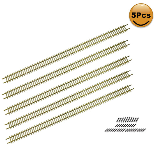 5pcs 46cm flexible rails, HO scale 