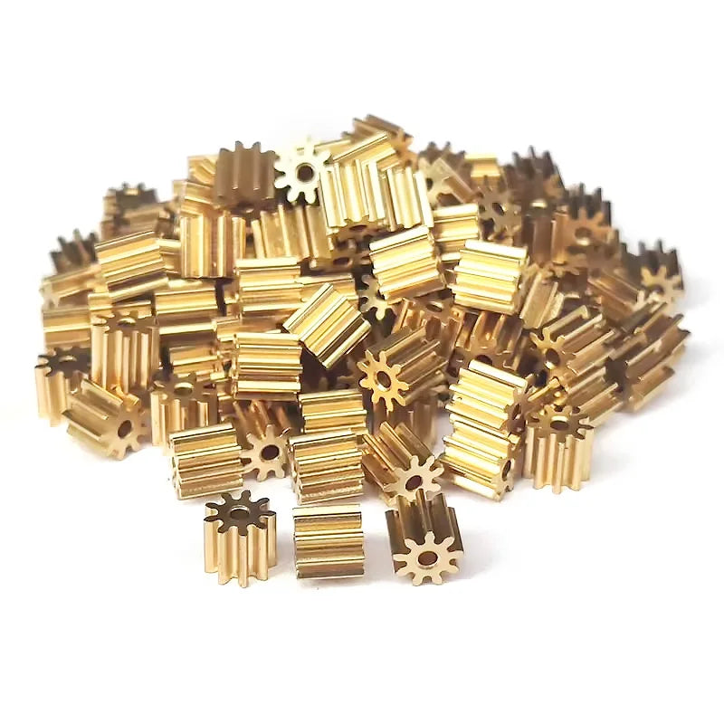 10 pieces 0.5M 7/8/9/10/11/12/13/14/15/16/17/18/19/20/21/22 teeth 0.5Mod rack spur gear precision copper steel CNC pinion 