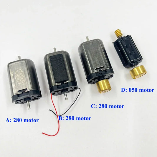 Micro Rotor 5 pôles Double arbre 050/280 moteur DC6V-12V moteur Double axe haute vitesse pour modèle à échelle HO modèles de Train ferroviaire jouet