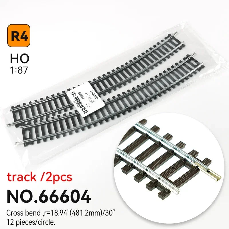 Ho échelle 1/87 modèle de voie de Train chemin de fer - Nickel argent