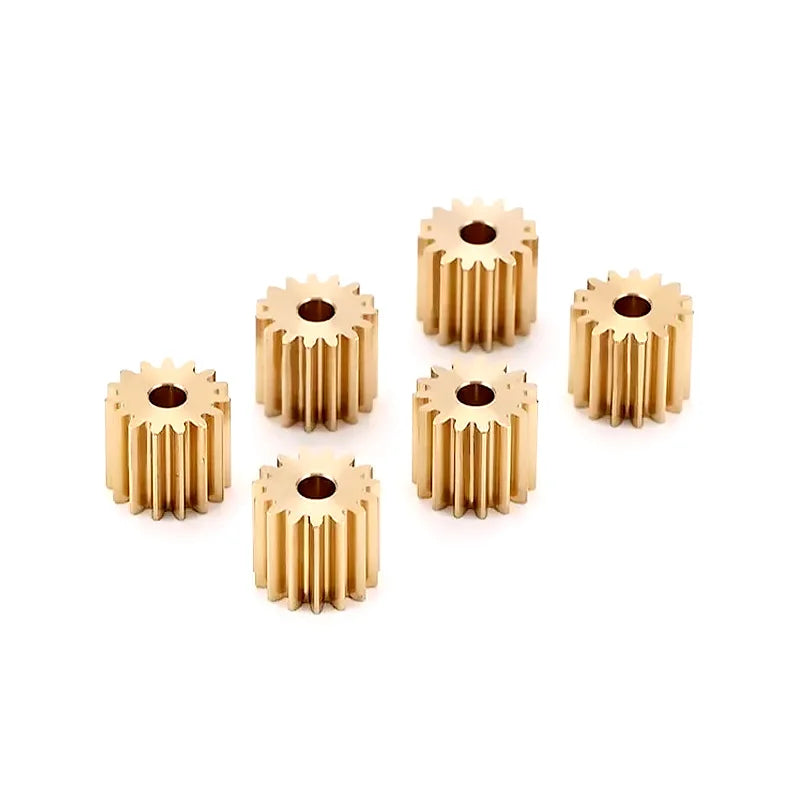 10 pieces 0.5M 7/8/9/10/11/12/13/14/15/16/17/18/19/20/21/22 teeth 0.5Mod rack spur gear precision copper steel CNC pinion 