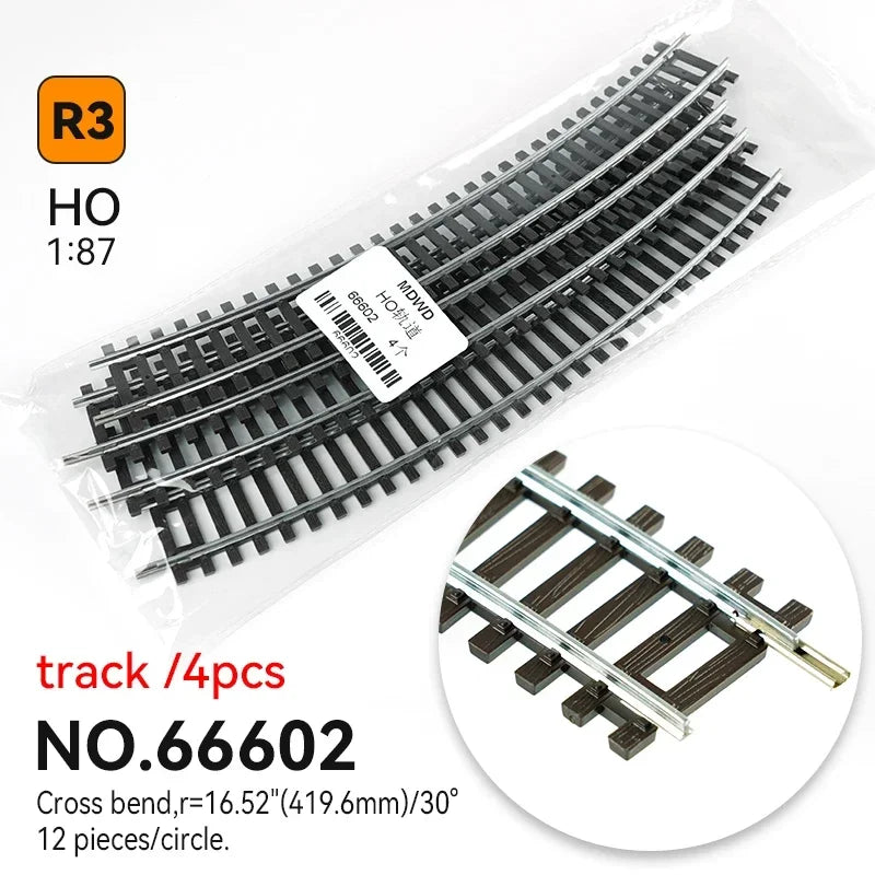 Ho échelle 1/87 modèle de voie de Train  - Nickel argent