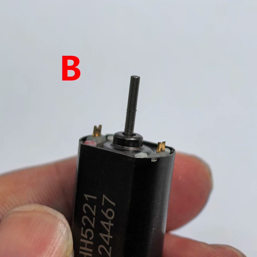 Motor de tren a escala HO 1/87, Micro FK-055, rotor de 5 polos, 12 V CC, 13700 RPM, motor de alta velocidad, eje doble de 1,5 mm, 324467, 1 pieza 