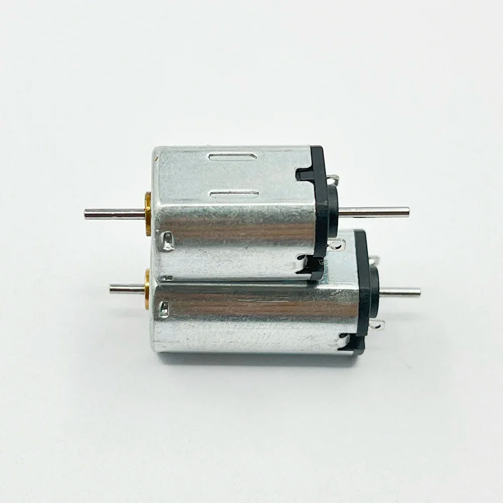 Motor de doble eje N30 N20, 10 mm x 12 mm, 6 V-12 V, 15 000 RPM/20 000 RPM, doble eje, alto par, bricolaje, juguete, modelo de tren, 1 unidad 