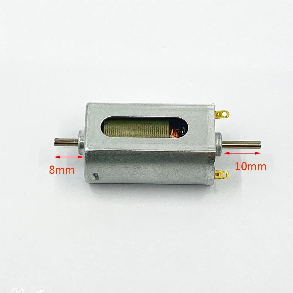 Micro moteur à balais de carbone FK-180PH, 20mm, DC 6V-12V, moteur électrique à grande vitesse, arbre unique/double, bricolage, fente HO, voiture, bateau, Train