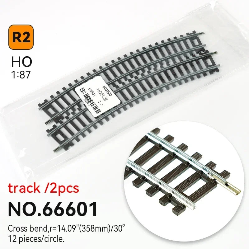 Ho échelle 1/87 modèle de voie de Train chemin de fer - Nickel argent