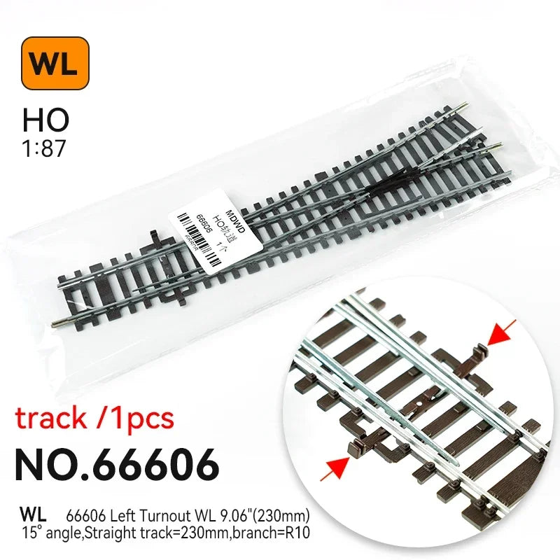 Ho échelle 1/87 modèle de voie de Train chemin de fer - Nickel argent