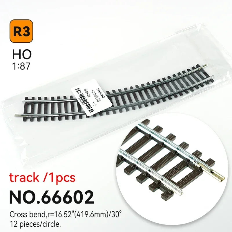 Ho échelle 1/87 modèle de voie de Train chemin de fer - Nickel argent