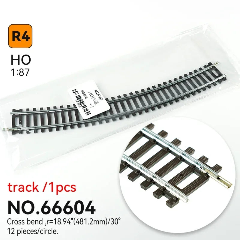 Ho échelle 1/87 modèle de voie de Train chemin de fer - Nickel argent