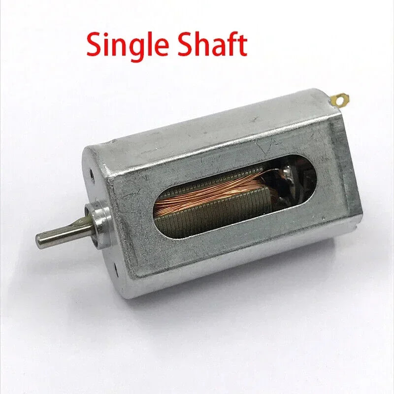 Micro moteur à balais de carbone FK-180PH, 20mm, DC 6V-12V, moteur électrique à grande vitesse, arbre unique/double, bricolage, fente HO, voiture, bateau, Train