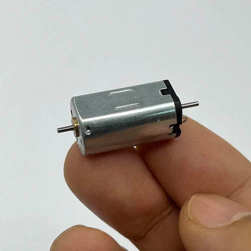Motor de doble eje N30 N20, 10 mm x 12 mm, 6 V-12 V, 15 000 RPM/20 000 RPM, doble eje, alto par, bricolaje, juguete, modelo de tren, 1 unidad 