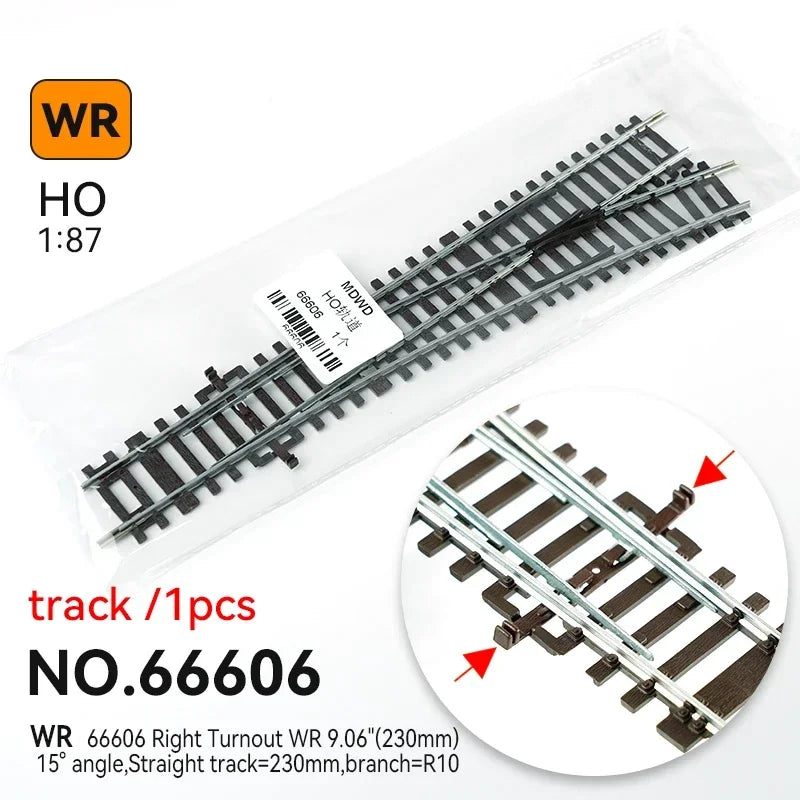 Ho échelle 1/87 modèle de voie de Train chemin de fer - Nickel argent