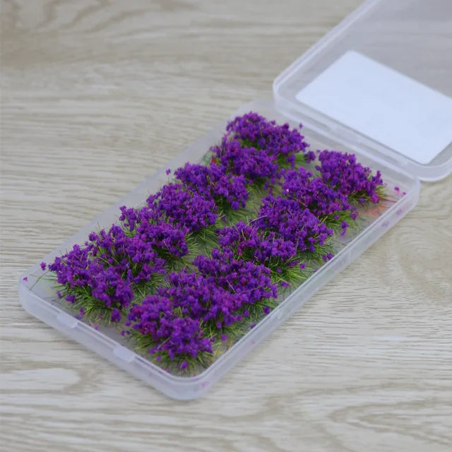 Miniaturgras mit gegliederten Blumen, 1 Box 