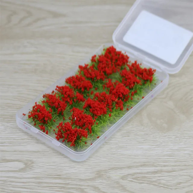 Miniaturgras mit gegliederten Blumen, 1 Box 