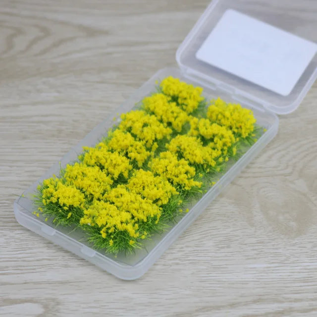 Miniaturgras mit gegliederten Blumen, 1 Box 