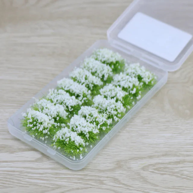 Miniaturgras mit gegliederten Blumen, 1 Box 