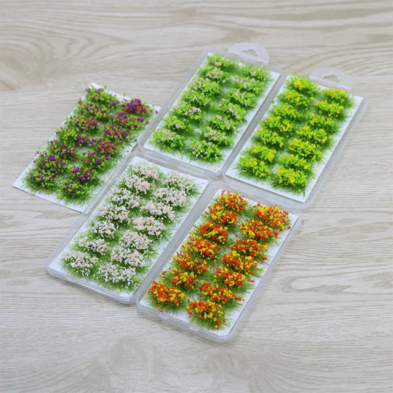 Miniaturgras mit gegliederten Blumen, 1 Box 