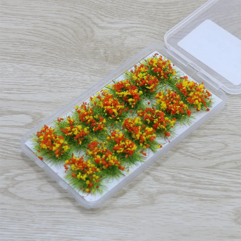 Miniaturgras mit gegliederten Blumen, 1 Box 