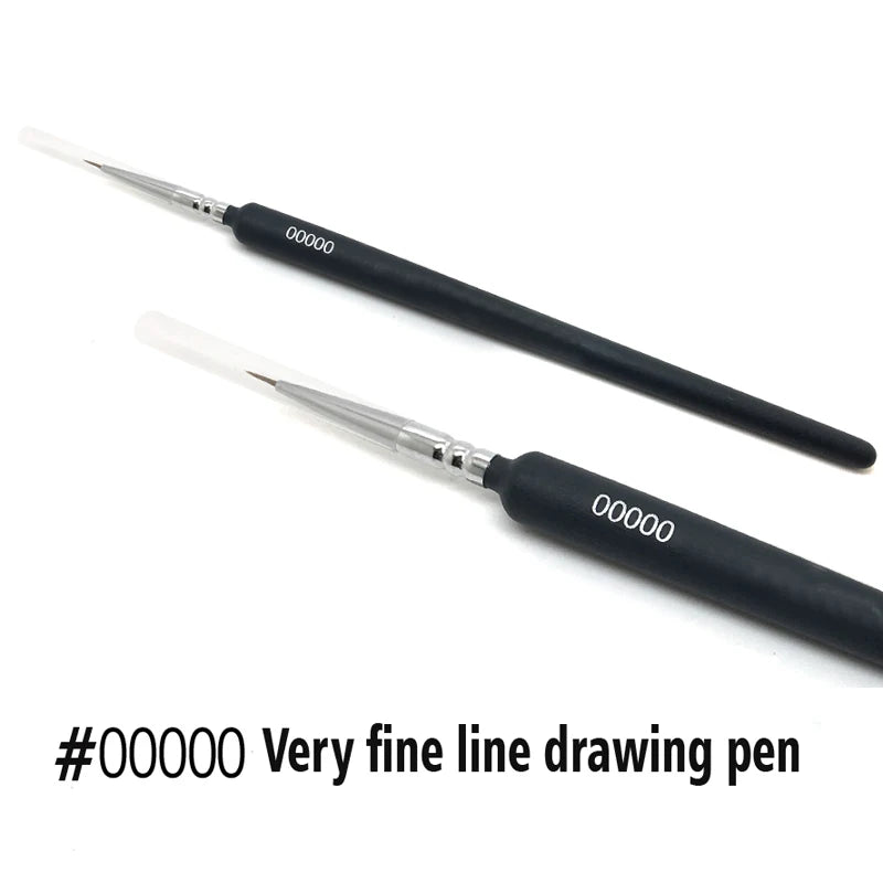 Pointed percolation pen, pointed brush 