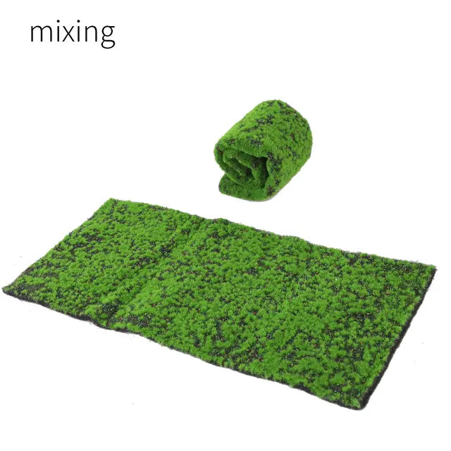 Simulation Grass Mat Model for DIY Sand Table Lawn Building Scene Layout Size 25x50cm Diorama Materials 