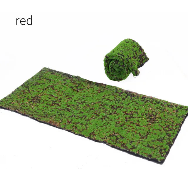 Simulation Grass Mat Model for DIY Sand Table Lawn Building Scene Layout Size 25x50cm Diorama Materials 