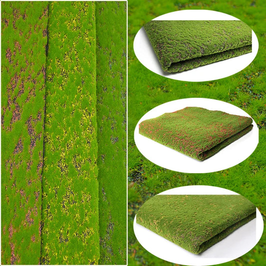 Simulation Grass Mat Model for DIY Sand Table Lawn Building Scene Layout Size 25x50cm Diorama Materials 