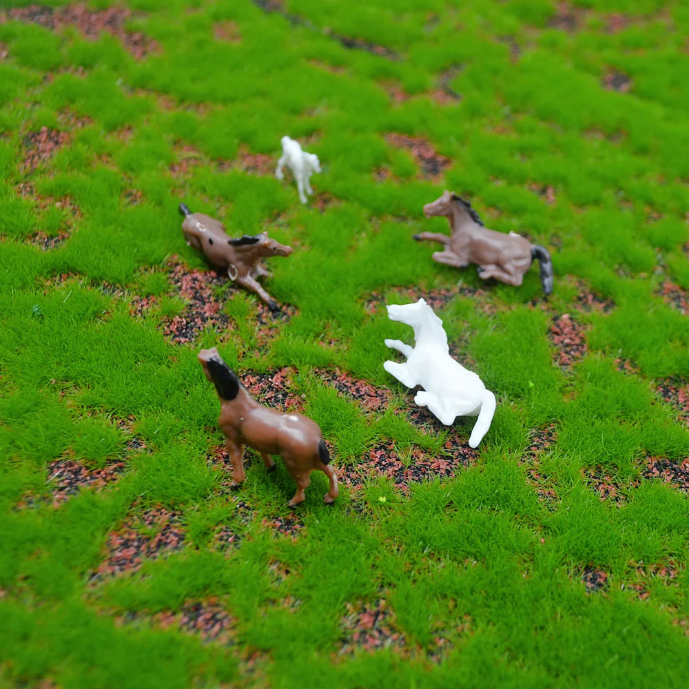 Tapis de gazon de Simulation, modèle pour bricolage, Table de sable, construction de pelouse, aménagement de scène, taille 25x50cm, matériaux Diorama