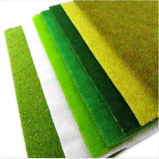 Tapis de paysage d'herbe 25cm x 25cm