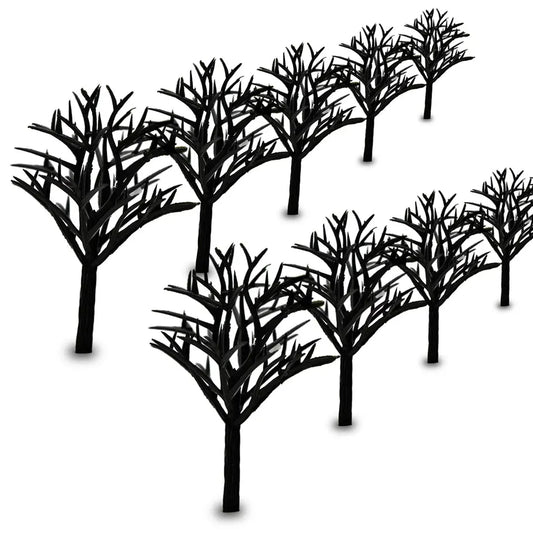 100PCS 4-7CM Miniature Tree Trunk/Branches Model for DIY Tree Making Crafts Sand Table Scene Layout Diorama Materials 