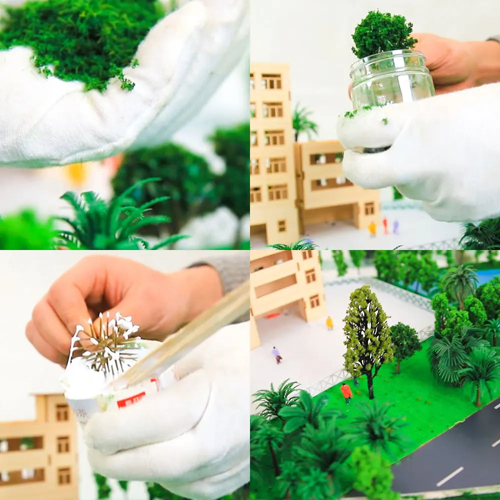 4-11.5cm Simulation Tree Trunk, ABS Plastic Model, Railway Toys, Landscape Scene, Sand Table, Steering Architecture Construction 