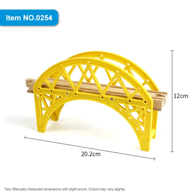 Accessoires de train en bois, adapté à Brio