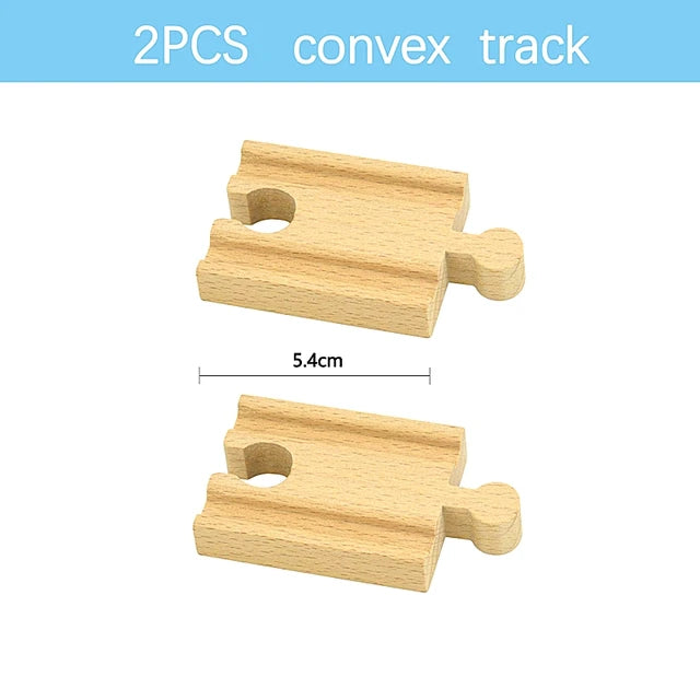 Types d'accessoires de voie en bois, adaptés à Brio, rails en bois