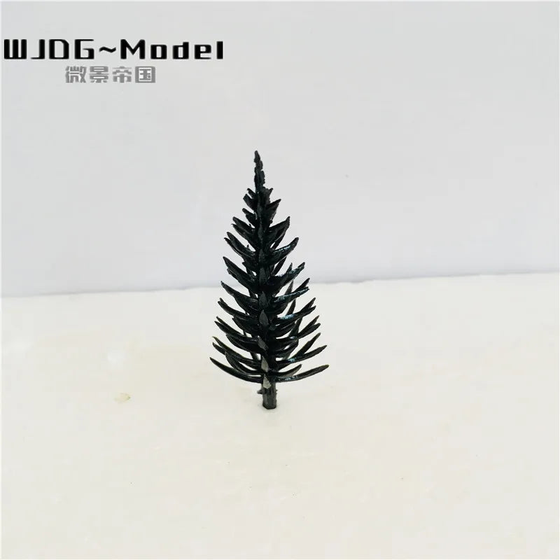 Mini plastic pine tree, 6.5 cm 