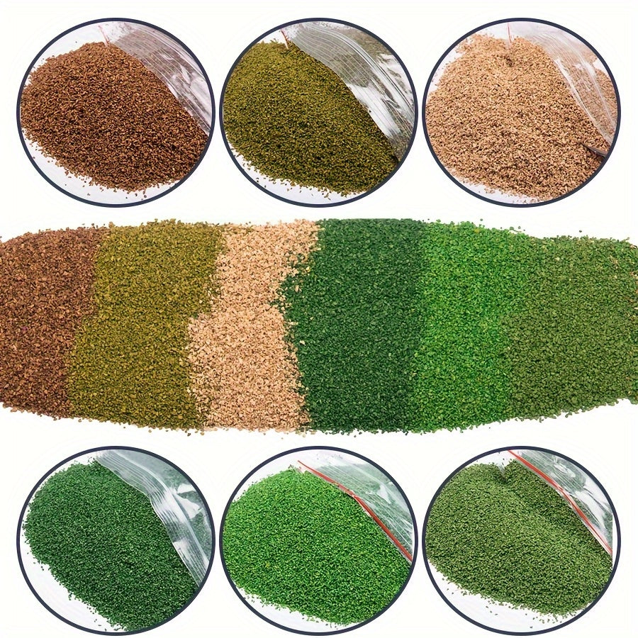 30G HighQuality Miniature Landscape Material  12mm Scrub and Scatter Foliage Realistic Wooden Tree Powder for Model Grass Durable Linen Blend Ideal for Various Model Scales 135 172 187