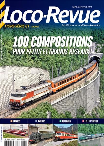 HSLR 81 (10/2021) : 100 compositions pour petits et grands réseaux !