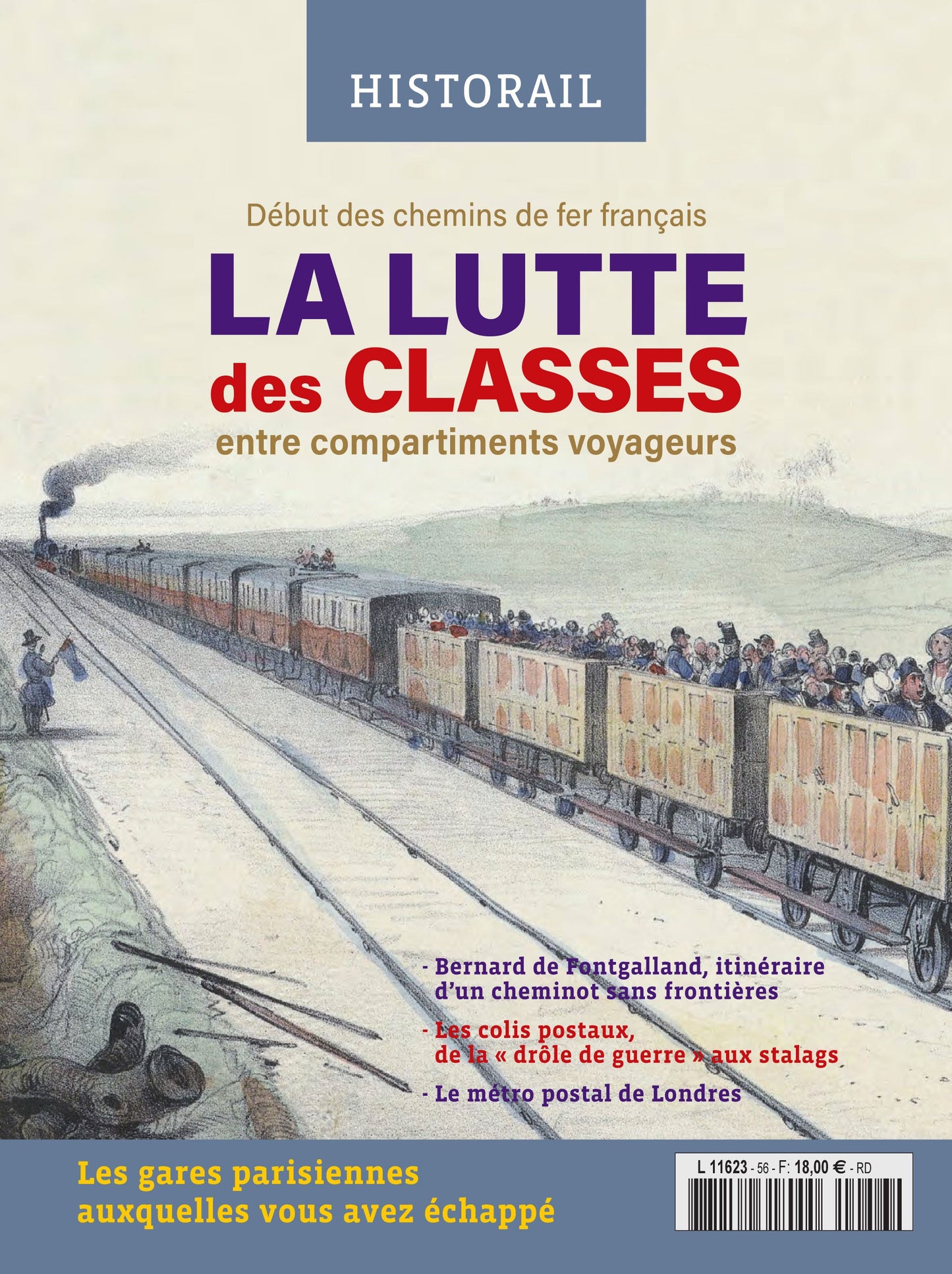 Historail - La lutte des classes entre compartiments voyageurs